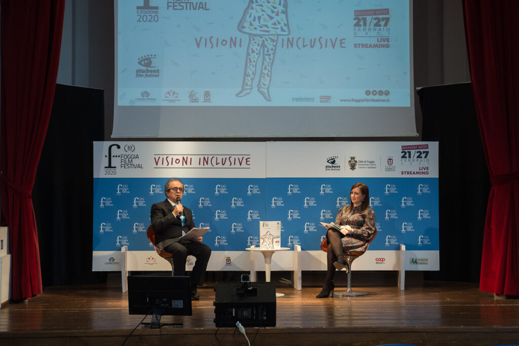 Dalila Campanile e Pino Bruno al Foggia Film Festival